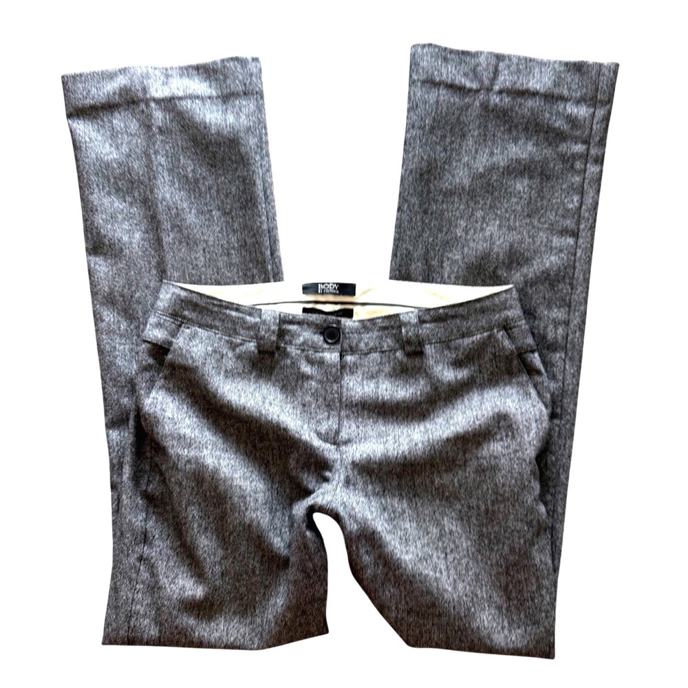 Vintage Body by Victoria Christie Fit Grey Trousers Office Siren Pants Sz 6 Tall